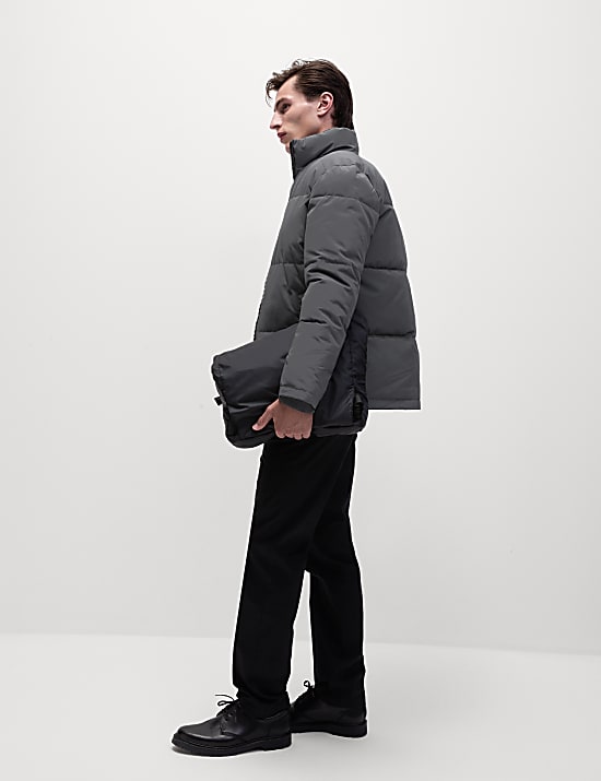 Double Collar Puffer Jacket with Thermowarmth&trade;