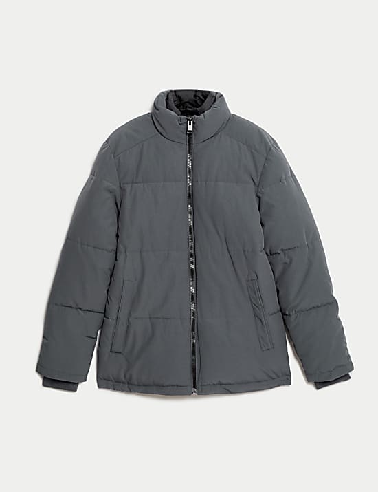 Double Collar Puffer Jacket with Thermowarmth&trade;
