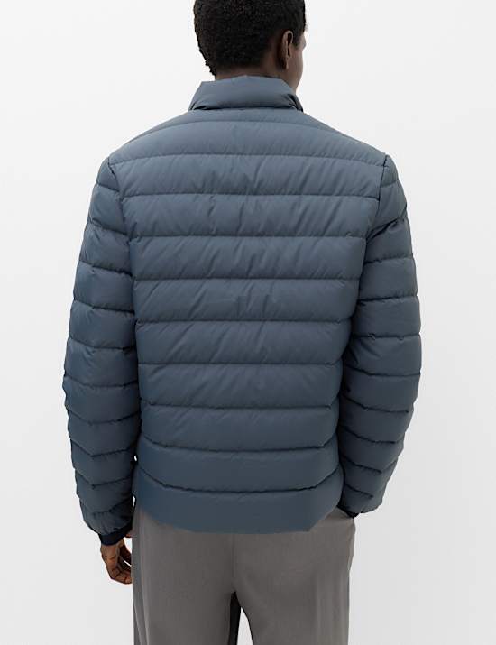 Feather and Down Packaway Puffer Jacket