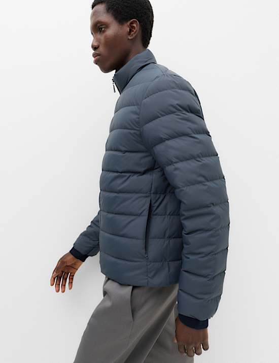 Feather and Down Packaway Puffer Jacket