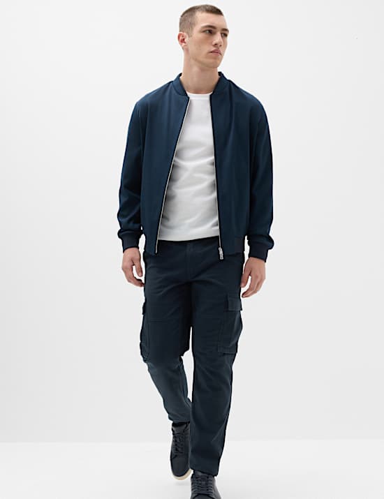 Straight Fit Cargo Trousers