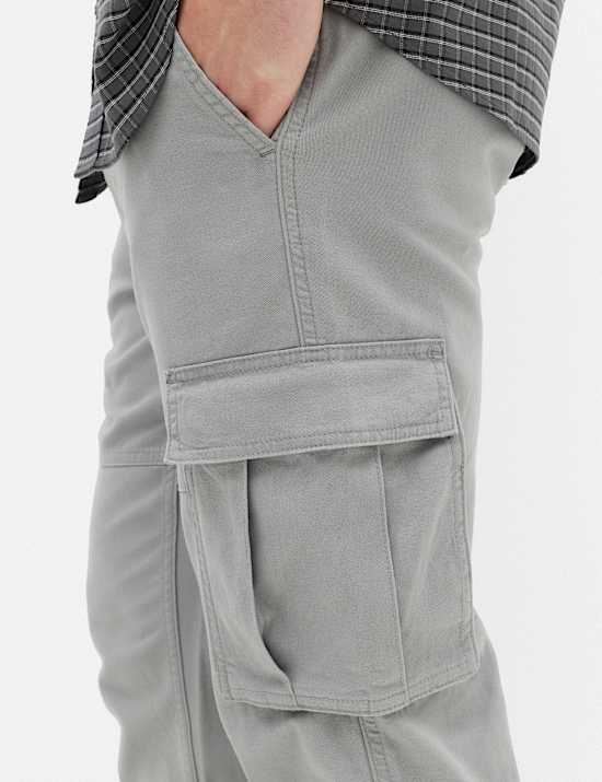 Straight Fit Cargo Trousers