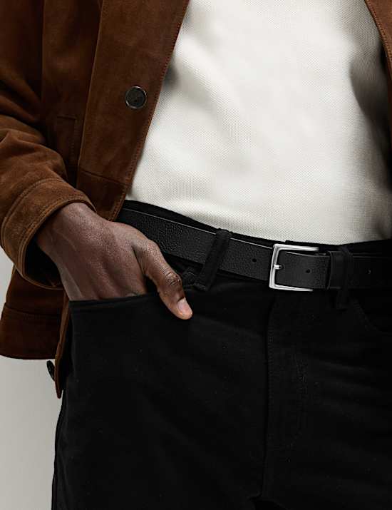 Straight Fit Italian Moleskin 5 Pocket Trousers