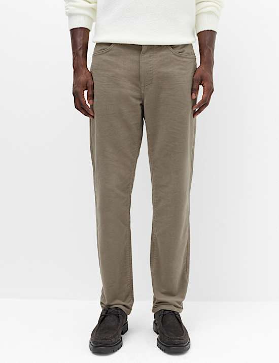 Pantal&oacute;n straight italiano molesqu&iacute;n de 5 bolsillos