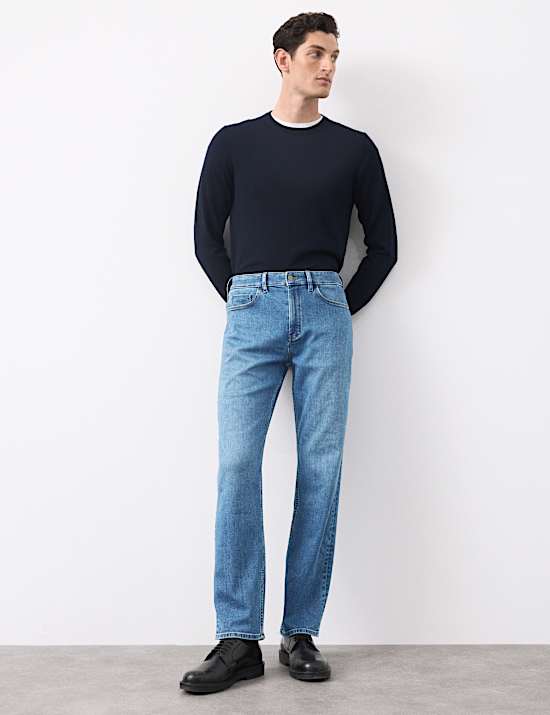 Straight Fit Italian Soft Touch Jeans