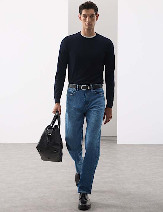 Straight Fit Italian Soft Touch Jeans