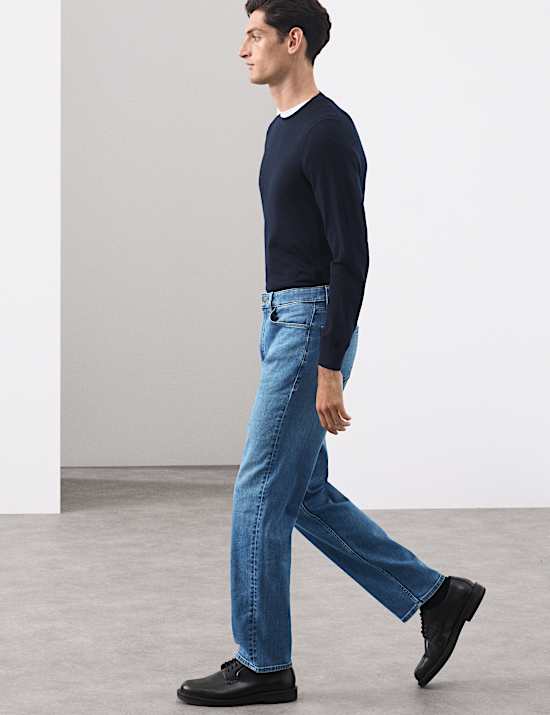 Straight Fit Italian Soft Touch Jeans