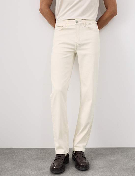 Italian Soft Touch Straight Fit Jeans