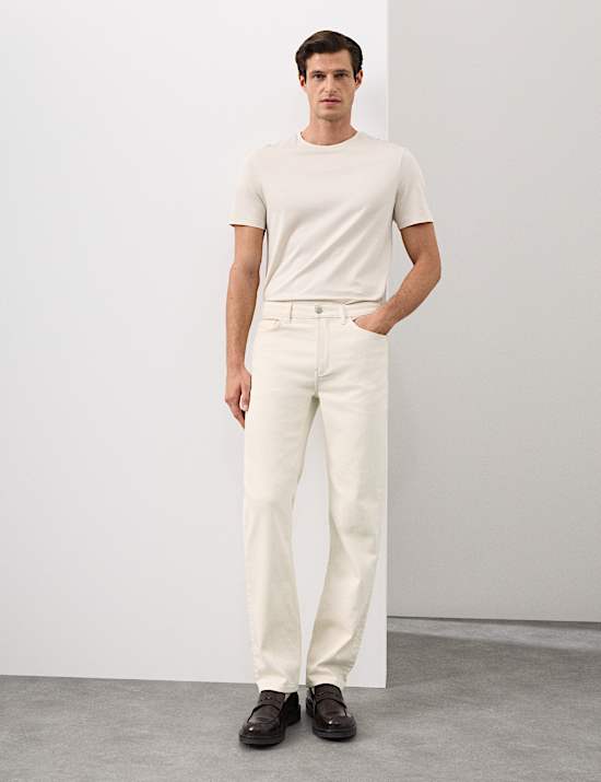 Straight Fit Italian Soft Touch Jeans