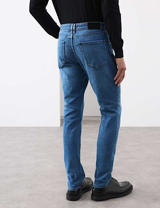 Jeans slim fit de estilo italiano