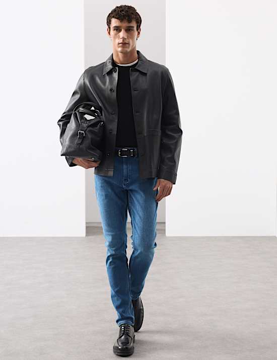 Jeans slim fit de estilo italiano