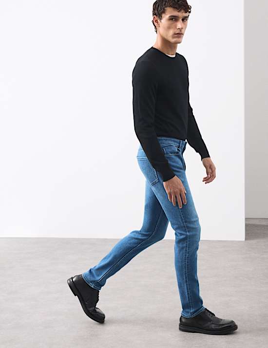 Jeans slim fit de estilo italiano