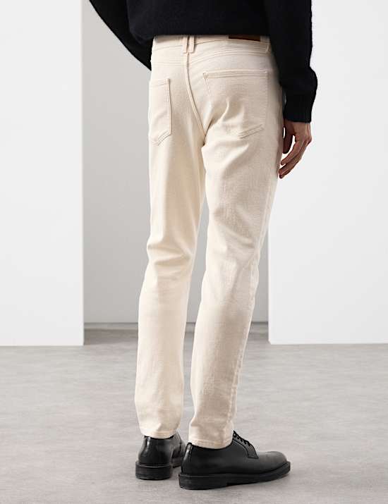 Włoskie dżinsy slim fit