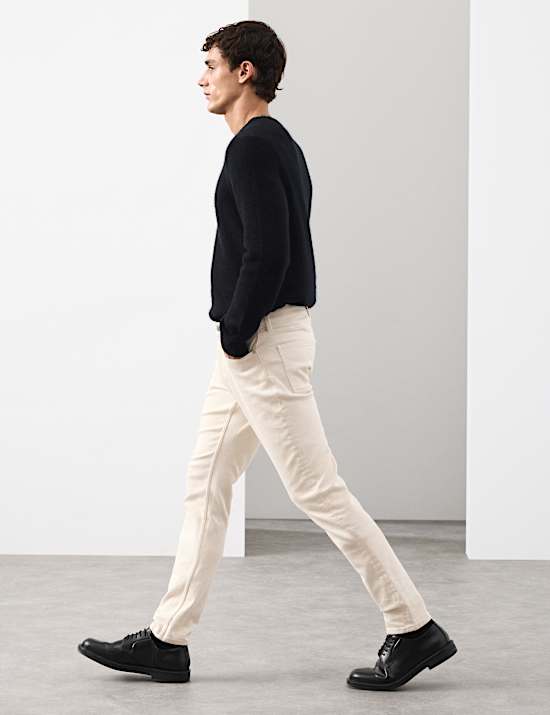 Włoskie dżinsy slim fit