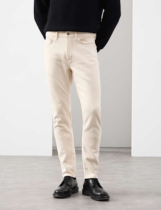 Włoskie dżinsy slim fit