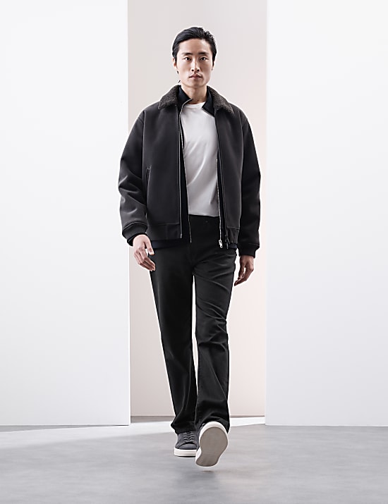 Jean coupe droite toucher doux