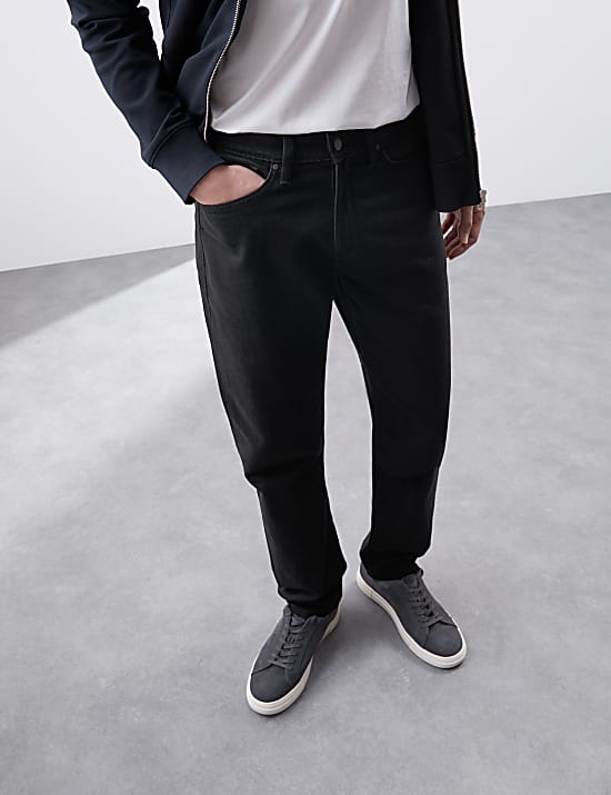 Jean coupe droite toucher doux