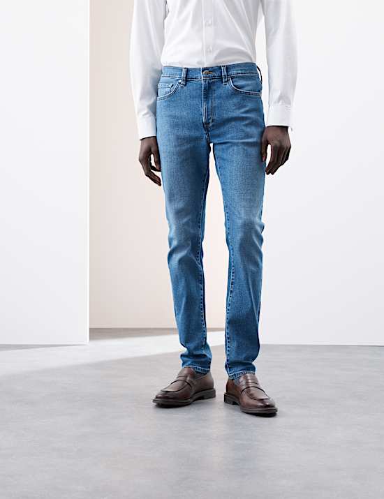 Slim Fit Soft Touch 5 Pocket Jeans