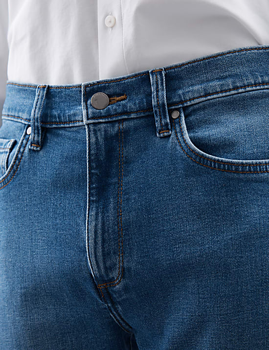 Slim Fit Soft Touch 5 Pocket Jeans
