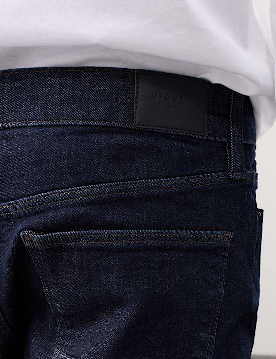 Jean coupe cintrée extensible avec flexibilité à 360 degrés