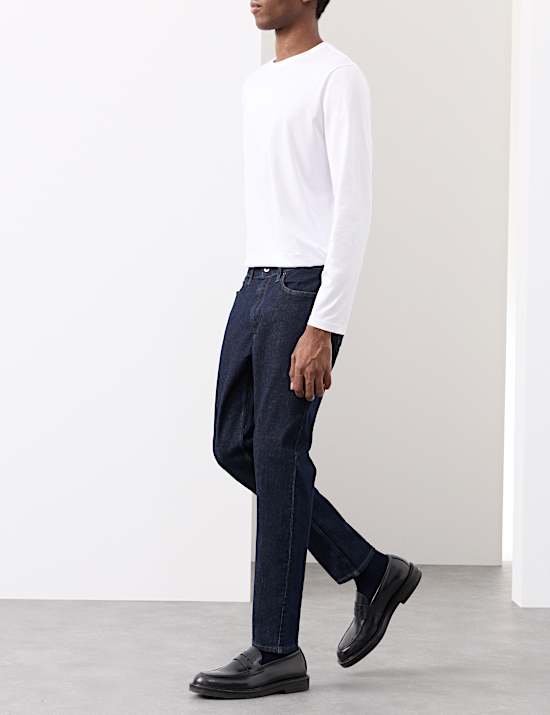 Jean coupe cintrée extensible avec flexibilité à 360 degrés