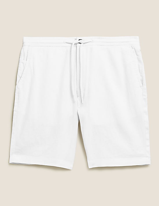 Linen Blend Regular Fit Short