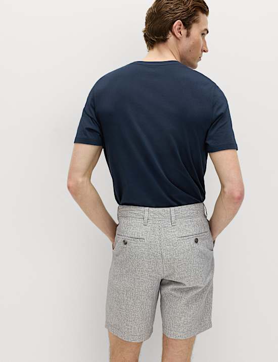 Linen Blend Chino Shorts