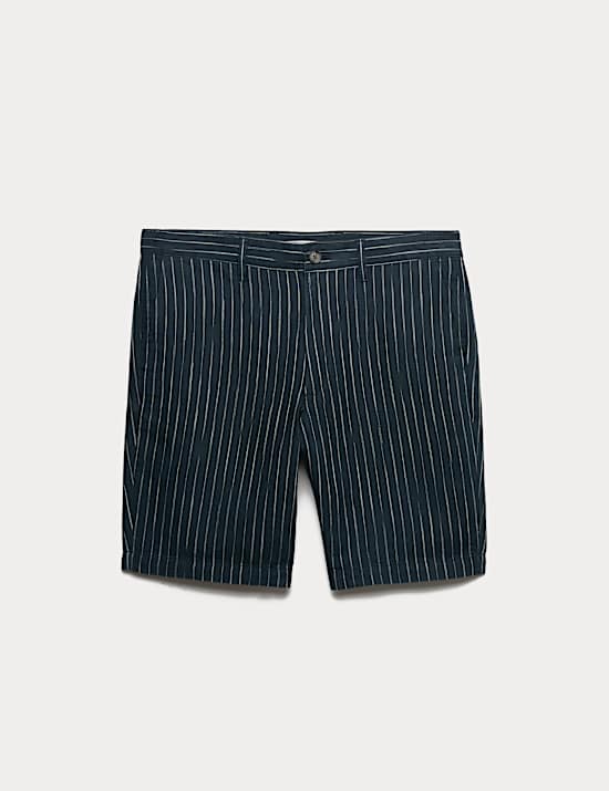Linen Blend Chino Shorts