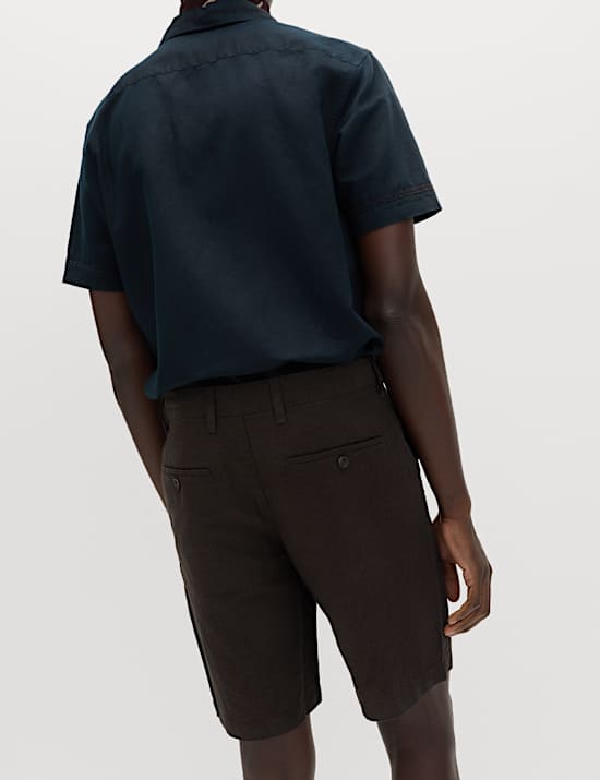 Linen Blend Chino Shorts