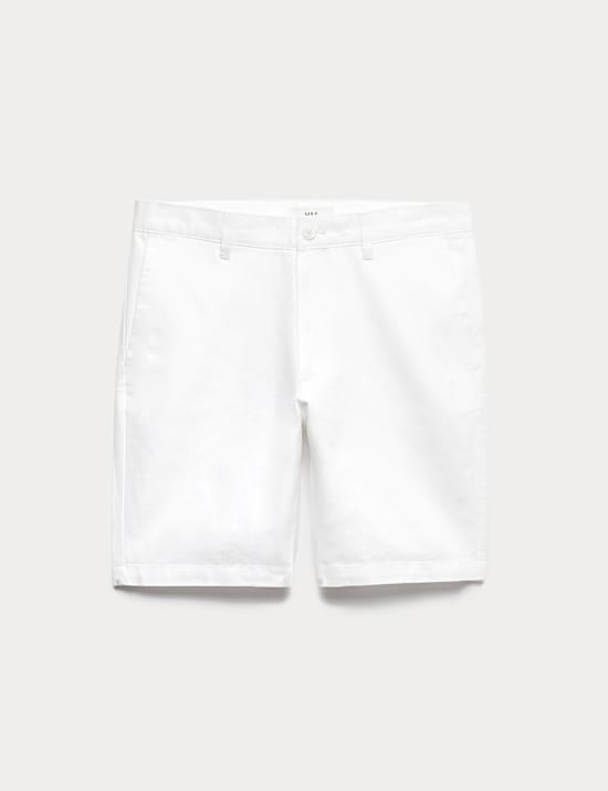 Linen Blend Chino Shorts