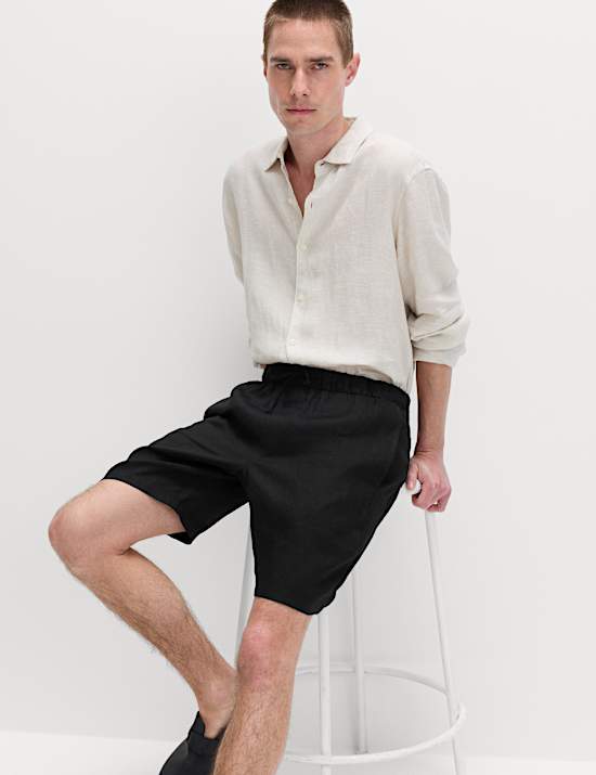 Pure Linen Lighter Weight Shorts