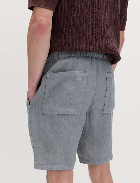 Pantal&oacute;n corto 100 % lino m&aacute;s ligero