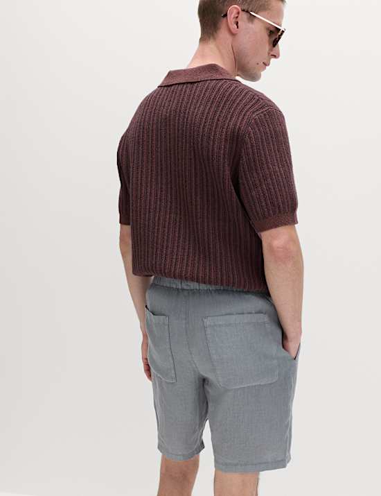 Pantal&oacute;n corto 100 % lino m&aacute;s ligero