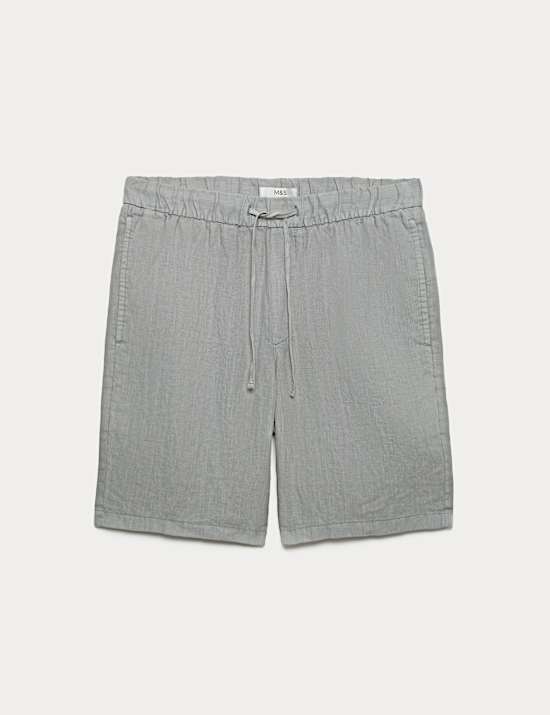 Pantal&oacute;n corto 100 % lino m&aacute;s ligero