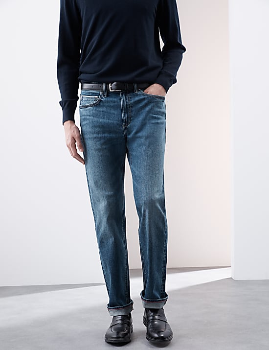 Straight Fit Japanese Selvedge Jeans