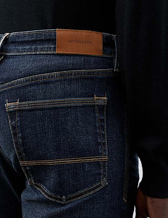 Japanische Jeans mit Webkante und gerader Passform