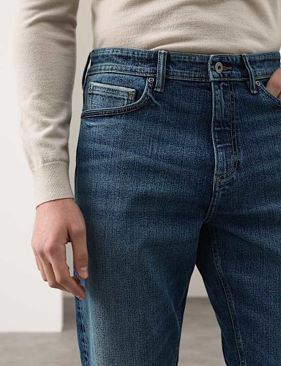 Tapered Fit Japanese Selvedge Stretch Jeans