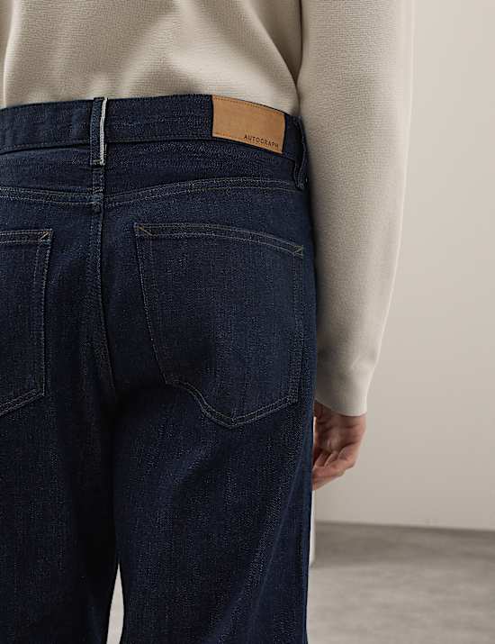 Loose Fit Pure Cotton Japanese Selvedge Jeans