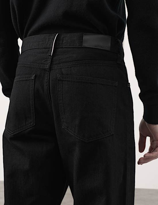 Loose Fit Pure Cotton Japanese Selvedge Jeans