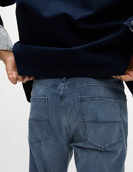 Stretchjeans met smalle pijpen