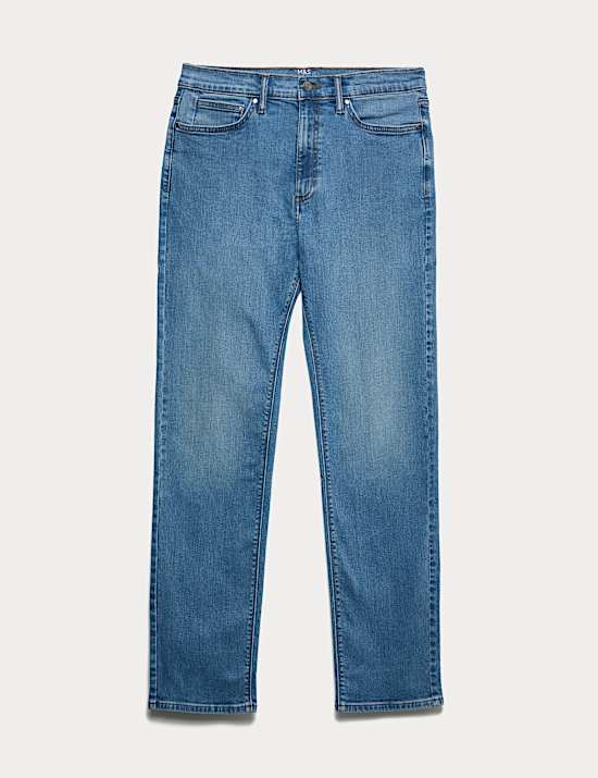 Straight Fit Stretch Jeans