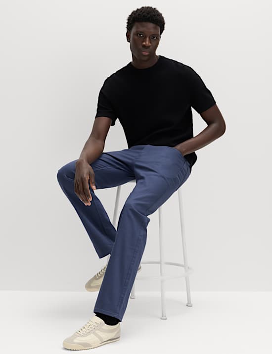 Straight Fit Stretch Jeans