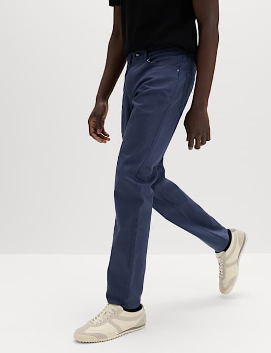 Straight Fit Stretch Jeans