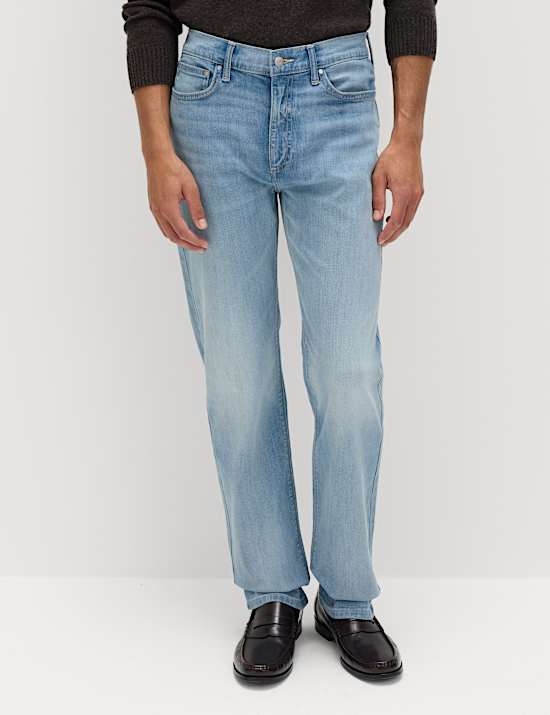 Straight Fit Stretch Jeans