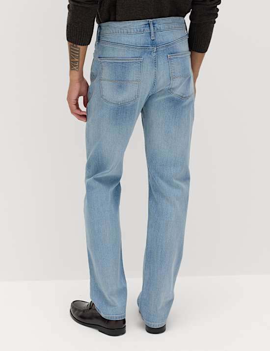 Straight Fit Stretch Jeans