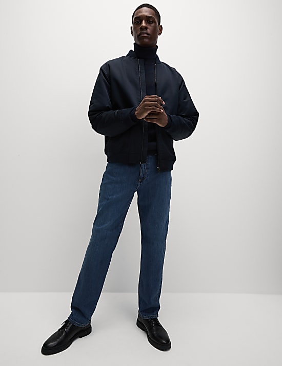 Straight Fit Stretch Jeans