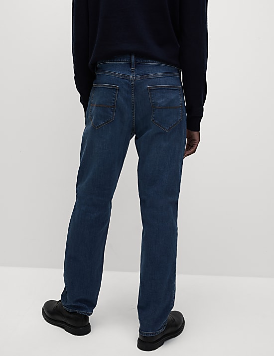 Straight Fit Stretch Jeans
