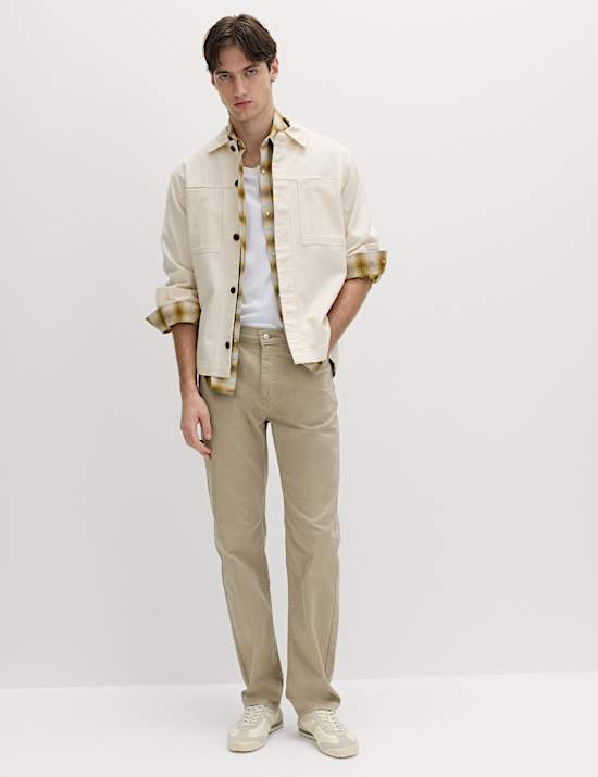 Straight Fit Stretch Jeans