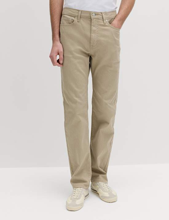 Straight Fit Stretch Jeans