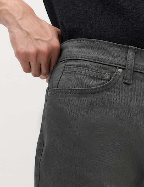 ג'ינס סטרץ' בגזרה ישרה